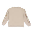 BEIGE CAMO GLASS PULLOVER SWEATSHIRT