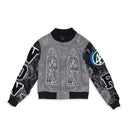 GRAY NAMESAKE VARSITY JACKET
