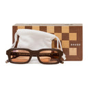 BROWN STEVE FRAME SUNGLASSES