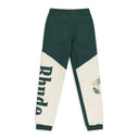 GREEN/CREAM FLIGHT TRACK PANTS