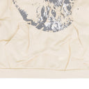 CREAM GATHERED EYE HOODIE