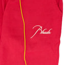 RED TERRY SWEATPANTS