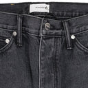 BLACK CLASSIC FIT DENIM STRAIGHT-FIT JEANS