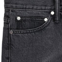 BLACK CLASSIC FIT DENIM STRAIGHT-FIT JEANS