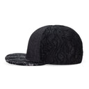 BLACK DISTRESSED BASEBALL CAP