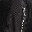 BLACK DISTRESSED BASEBALL CAP