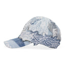 BLUE THORN GRID BASEBALL CAP