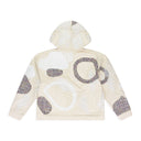 CREAM TWEED PATCHWORK HOODIE