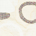 CREAM TWEED PATCHWORK HOODIE