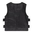 BLACK BULLET POINT VEST