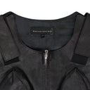 BLACK BULLET POINT VEST