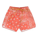 ORANGE BANDANA SHORTS