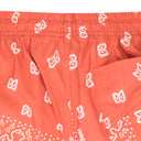 ORANGE BANDANA SHORTS