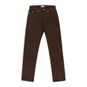 BROWN CLASSIC FIT DENIM STRAIGHT-FIT JEANS