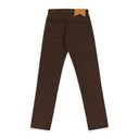 BROWN CLASSIC FIT DENIM STRAIGHT-FIT JEANS