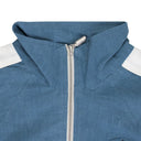 BLUE LINEN FLIGHT FIELD JACKET