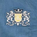 BLUE LINEN FLIGHT FIELD JACKET