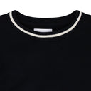 BLACK LOGO KNIT T-SHIRT