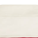 RED CONTRAST QUARTER ZIP SWEATER