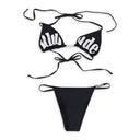 BLACK TROPEZ TWO-PIECE BIKINI