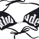 BLACK TROPEZ TWO-PIECE BIKINI