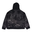 BLACK DUALITY HOODED HOODIE