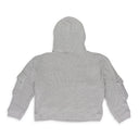 GRAY MULTI POCKET SWEATSHIRT