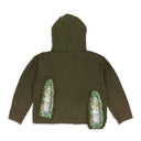 RUST CLOAK HOODED SWEATSHIRT