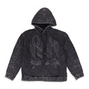 BLACK WINGED LOGO HOODIE