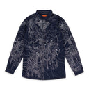 INDIGO FOUR HORSEMEN BUTTON-DOWN SHIRT