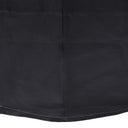 BLACK LEATHER WORK BUTTON-DOWN SHIRT