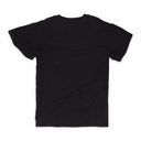 BLACK GATHERED SHORT SLEEVE T-SHIRT