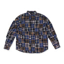 MULTICOLOR PLAID POCKET FLANNEL