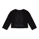 BLACK WINGED GRADIENT LS T-SHIRT