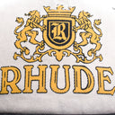 BLACK/CREAM CRESTA DENIM BASEBALL CAP