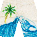 MULTICOLOR HUSK DENIM SHORTS