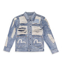 MULTICOLOR EVISU DAICOCK TRENCH COAT