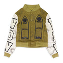 GREEN NAMESAKE VARSITY JACKET
