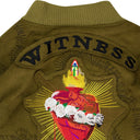 GREEN NAMESAKE VARSITY JACKET
