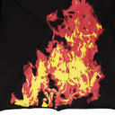 BLACK FLAME LONG SLEEVE T-SHIRT