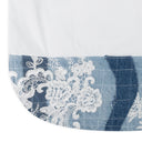 BLUE MERGED RUGBY POLO SHIRT