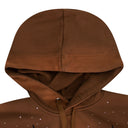BROWN FLAME GLASS HOODIE