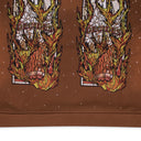 BROWN FLAME GLASS HOODIE
