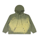 GREEN OVERDYED HARDWARE HOODIE