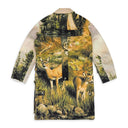 MULTICOLOR WOODLAND CROSS TRENCH COAT