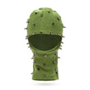 GREEN STUDDED FACE MASK BASEBALL CAP