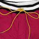 MAROON COURT LOGO SHORTS