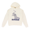 WHITE LEPORD HOODIE