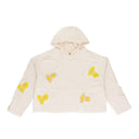CREAM MELDED THERMAL HOODIE