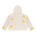 CREAM MELDED THERMAL HOODIE